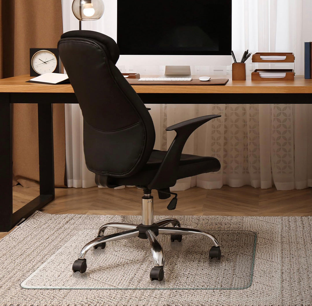 Glide Effortlessly with a Glass Chair Mat from Clearly Innovative
