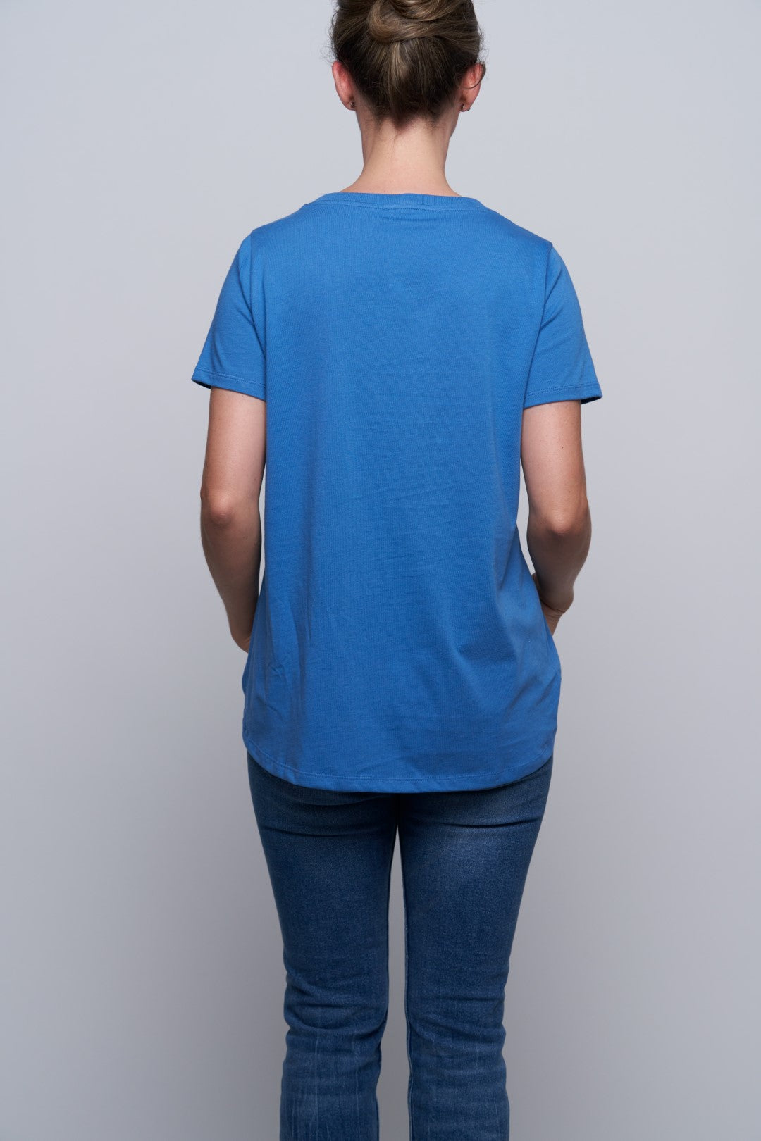 Glendale Cat Pocket Tee - Blue