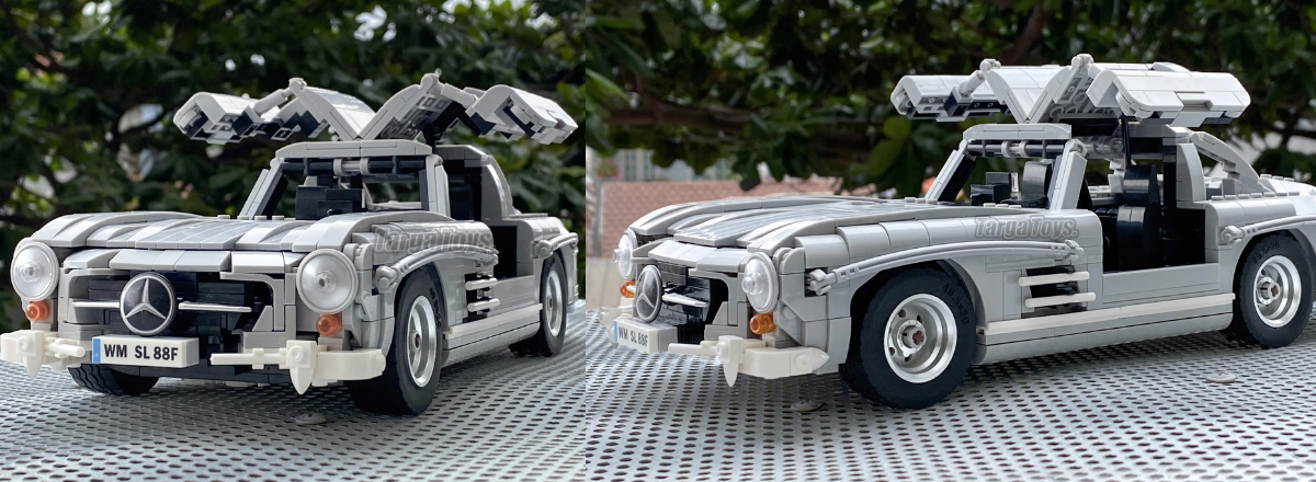 Classics car selection mercedes 300sl lego