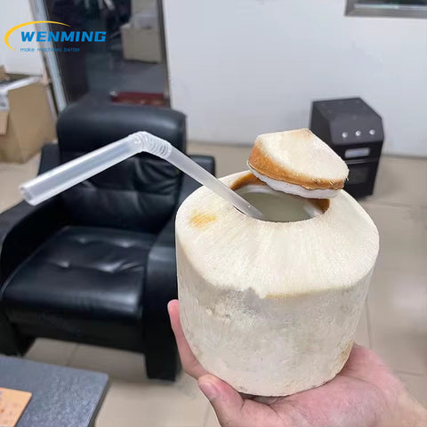 coconut opening machine