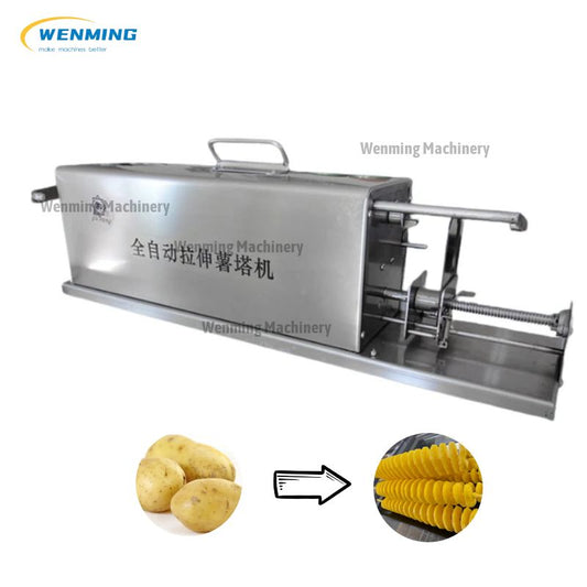 Twister Potato Chips Machine Automatic Potato Slicer Machine – WM