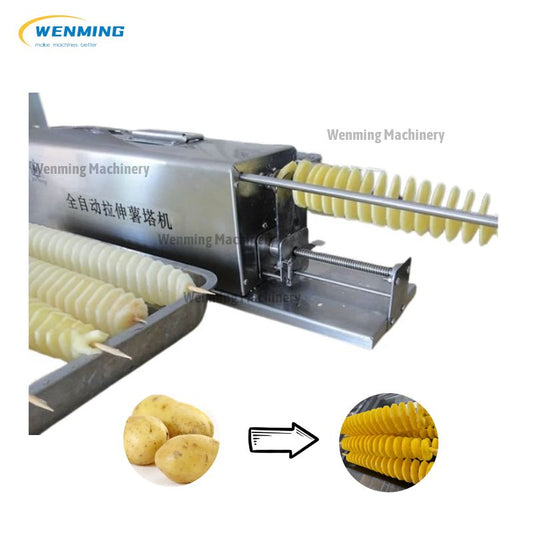 Twister Potato Chips Machine Automatic Potato Slicer Machine – WM