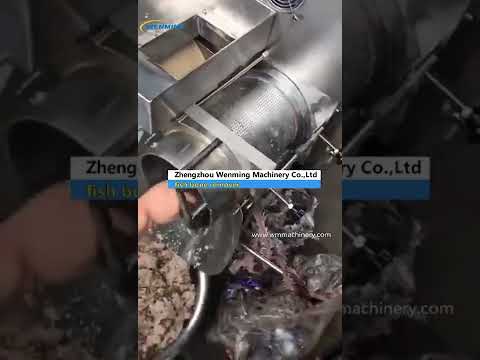 Automatic Fish Meat Bone Separator Machine – WM machinery