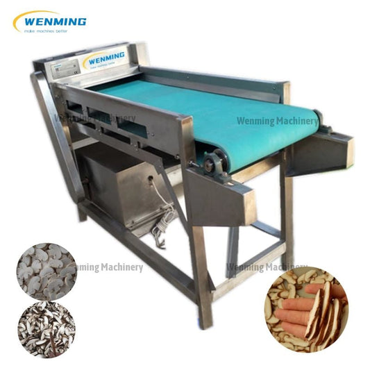 Commercial Automatic Mushroom Cutting Slicing Slicer Slice Cutter