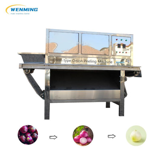 Capacity 300kg/h Industrial Electric Automatic Onion Skin Peeler Onion  Peeling Machine