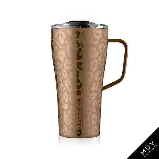 Brumate Toddy Coffee Mug in limestone leopard