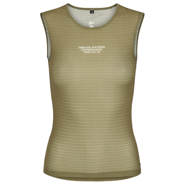 Cykelundertrøjer Tanktop Olive Kvinder Pasform - XXL