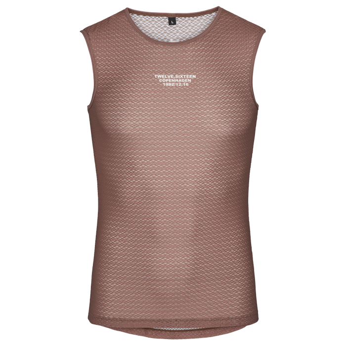 Cykelundertrøje Tanktop Brun - Small