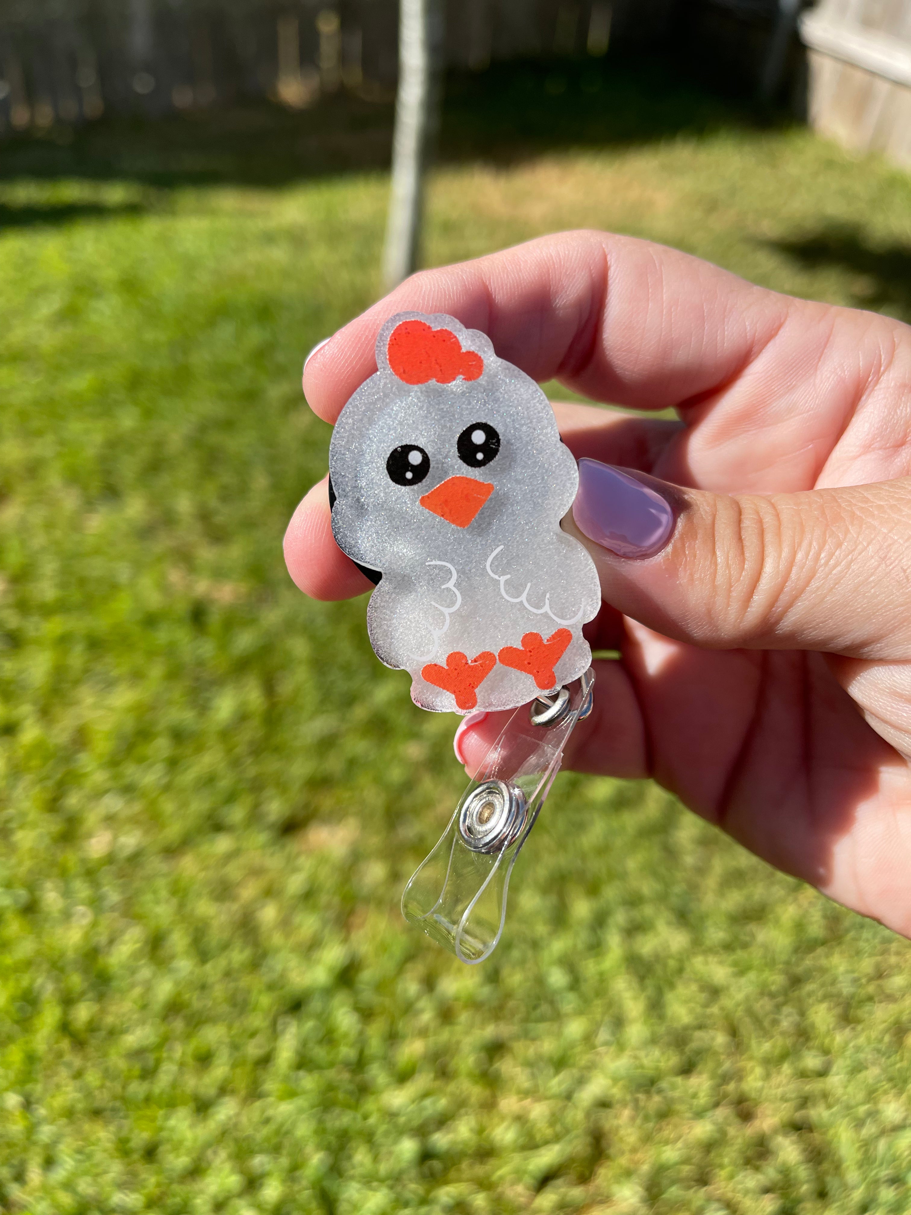 Chicken Badge reel