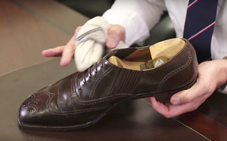 How to Polish Shell Cordovan Shoes | KirbyAllison.com