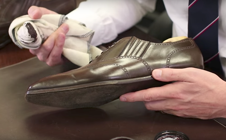 How to Polish Shell Cordovan Shoes | KirbyAllison.com