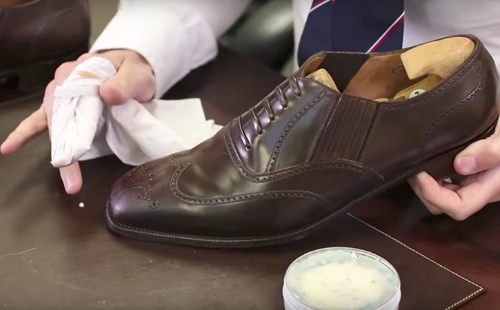 How to Polish Shell Cordovan Shoes | KirbyAllison.com