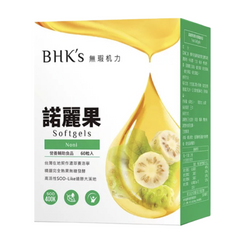 諾麗果產品推薦 - BHK's 諾麗果酵素軟膠囊 (60粒)