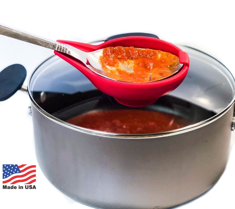 Pan Buddy™- Vertical Attachment for Pan Handle- Adds Leverage and Support-  Makes Lifting Heavy Cookware Easier! (Black)