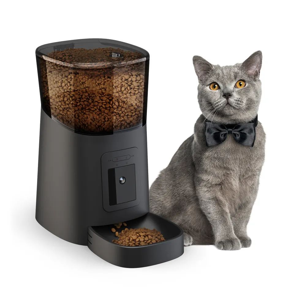 Tuya Smart WiFi with HD camera automatic timing pet cat and dog feeder can be OEM 200 - 499 pie