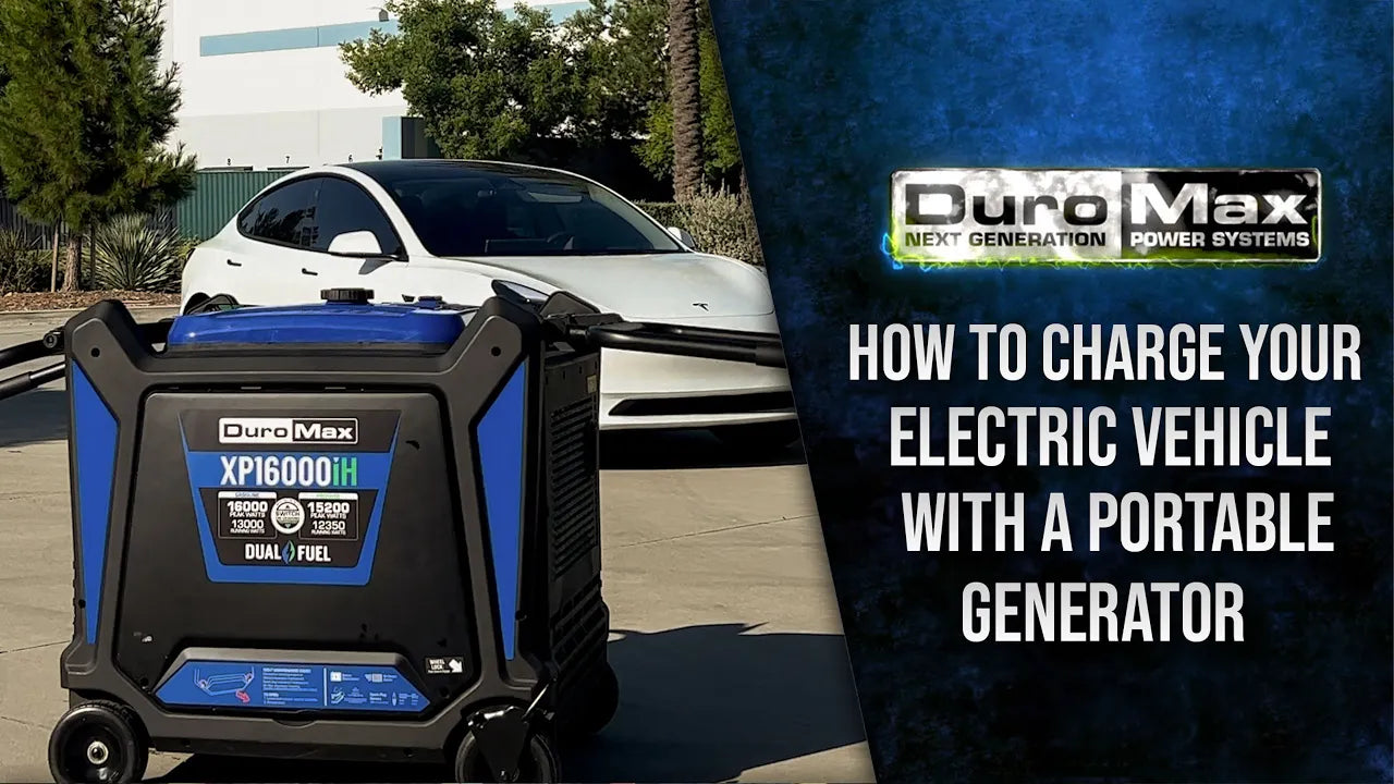 How to Charge your Electric Vehicle with a Portable Generator