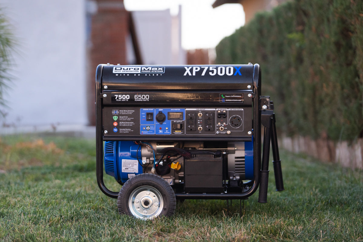 DuroMax  7,500 Watt Dual Fuel Portable Generator w/ CO Alert