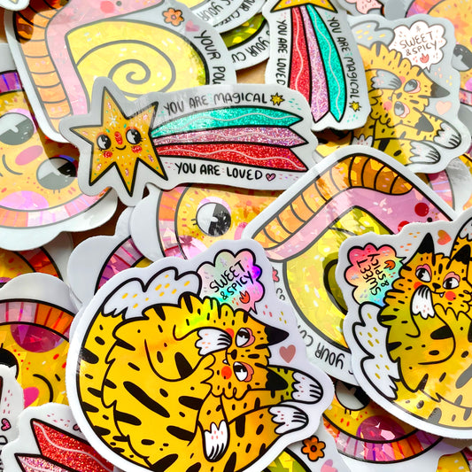 Stardust ✷ Rainbow-Maker Window Sticker ✷ – Illustrated By Natalia