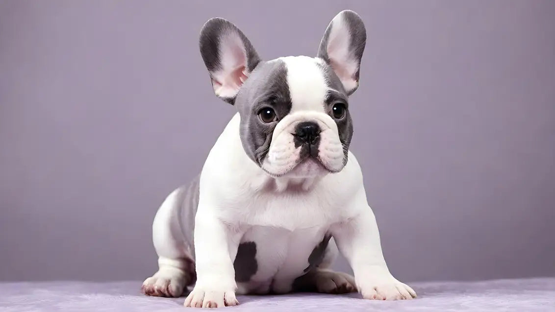 Lilac Pied French Bulldog