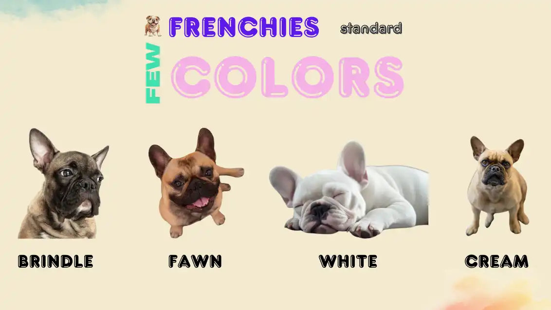 Standard French bulldog color chart