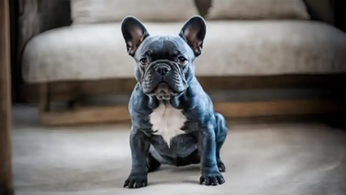 Blue Brindle French Bulldog