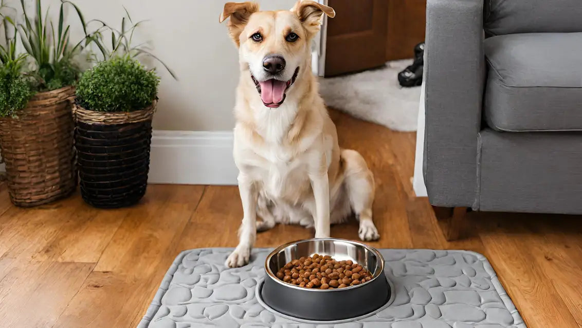 dog bowl mat