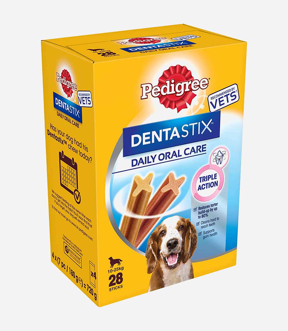 Oscurecer magia Teoría establecida Pedigree Dentastix Daily Adult Medium Dog Dental Stick Chews Dog Treats -  Nest Pets