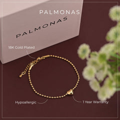 Heart bracelet | waterproof | anti-tarnish | 1 year warranty | palmonas