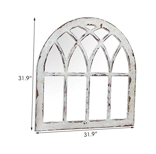 arched window frame white