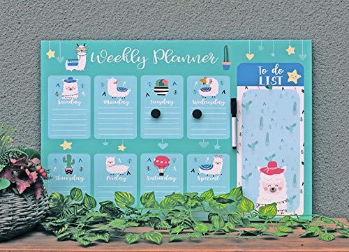 Arts And Crafts for Kids Ages 8-12 Girls Birthday Stationery Cards And  Envelopes Set Wall Acrylic Weekly Planner Board Clear Dry Erases Calendar  Planner Reusable Weekly Daily To Do List Board 