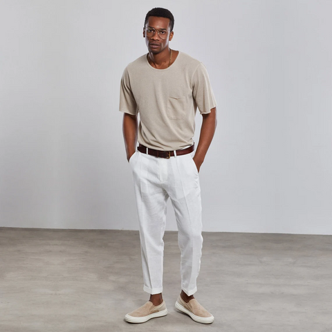 Linen Pants with T-shirts