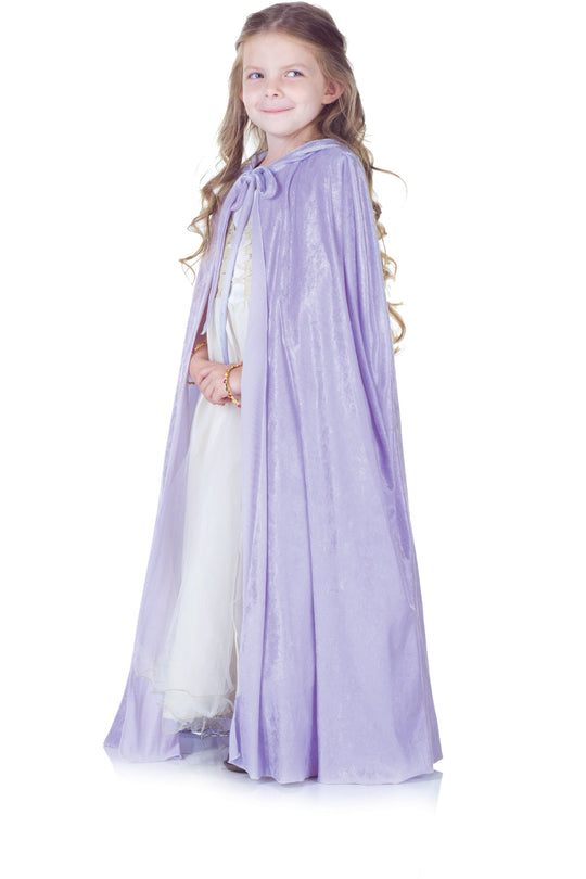 Underwraps Velvet Cape with Embossed Purple Lining