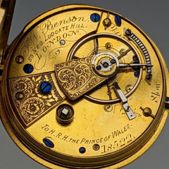 J.W.Benson 懷錶自製機芯