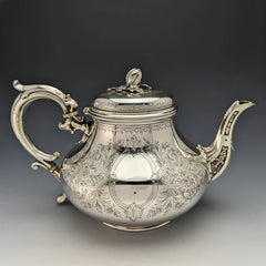 Antique Silver Teapot 3