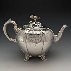 Antique Silver Teapot 2