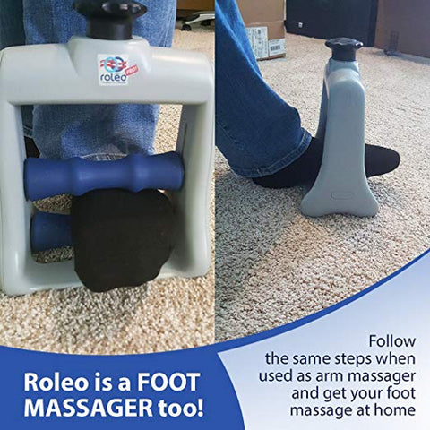 Roleo Foot Massager - Heal Plantar Fasciitis Toe Ball and Heel Pain