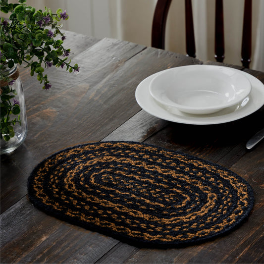 Heritage Farms Jute Oval Placemat 10x15 - On Sale - Bed Bath & Beyond -  35471215