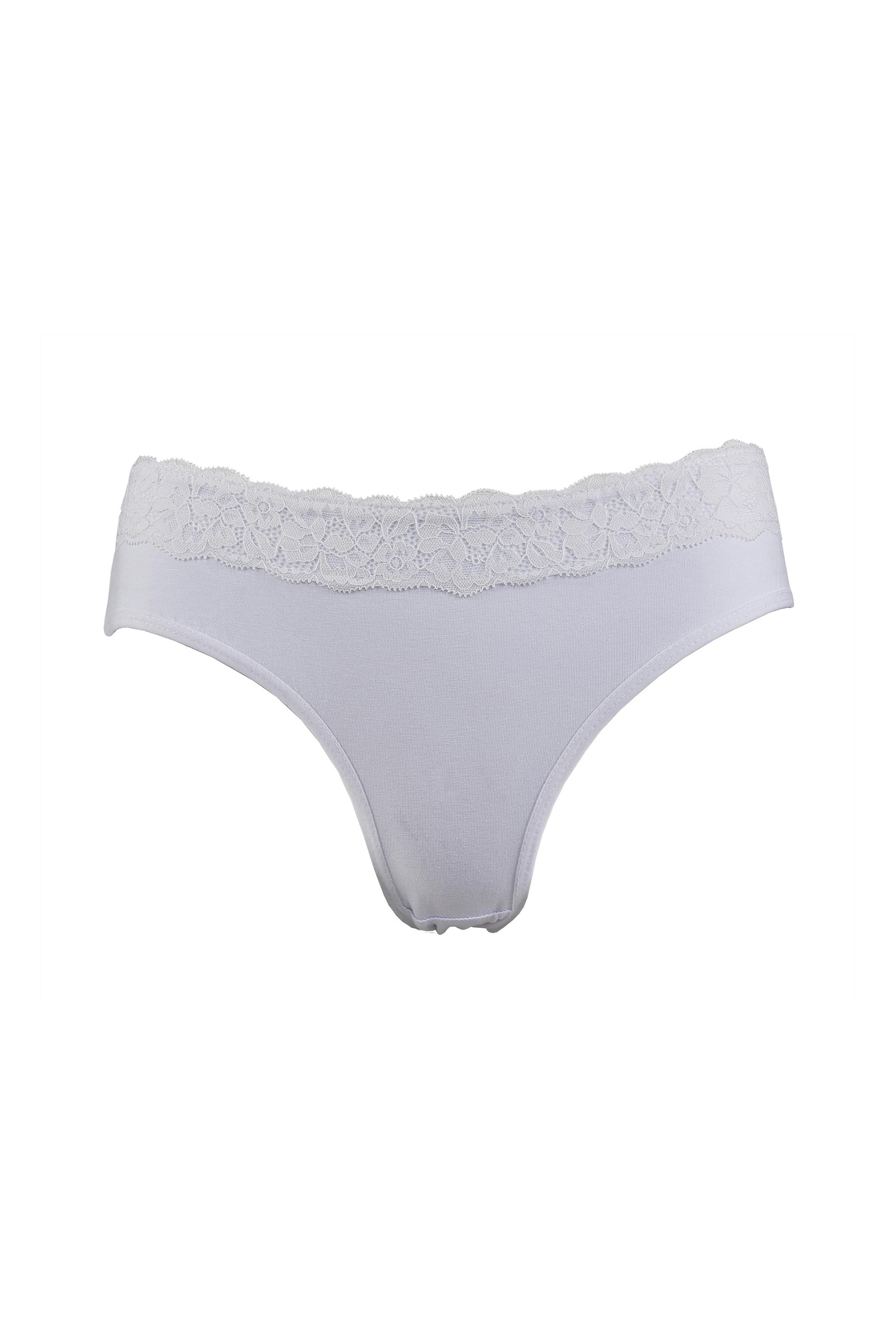 NEXT microfibre-and-lace-knickers-nxt-198526-lightpink White Women Briefs