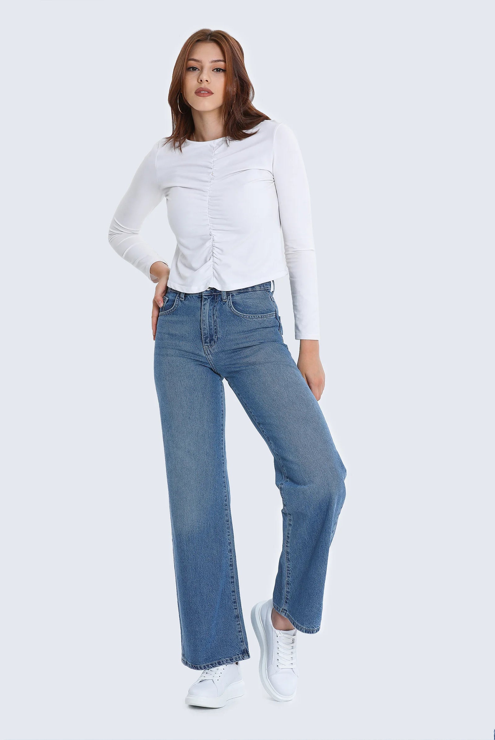 Wide Leg Jeans, Women's Wide Leg Jeans