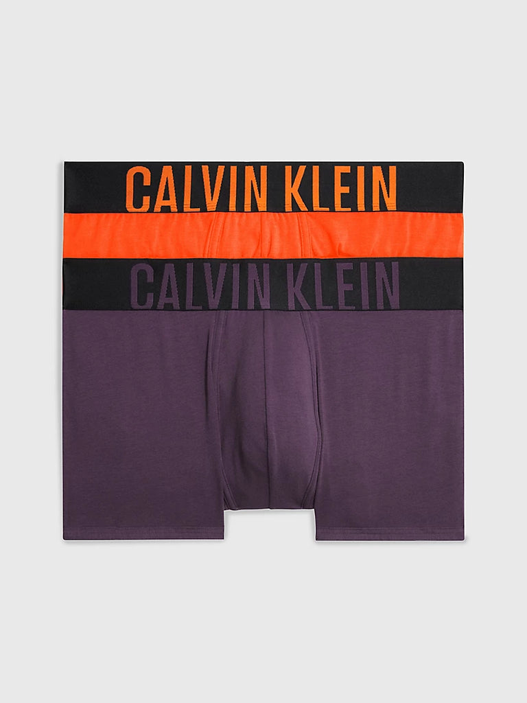 Calvin Klein 2 Pack Low Rise Trunks - Intense Power (Logo with Pink & –  Trunks and Boxers