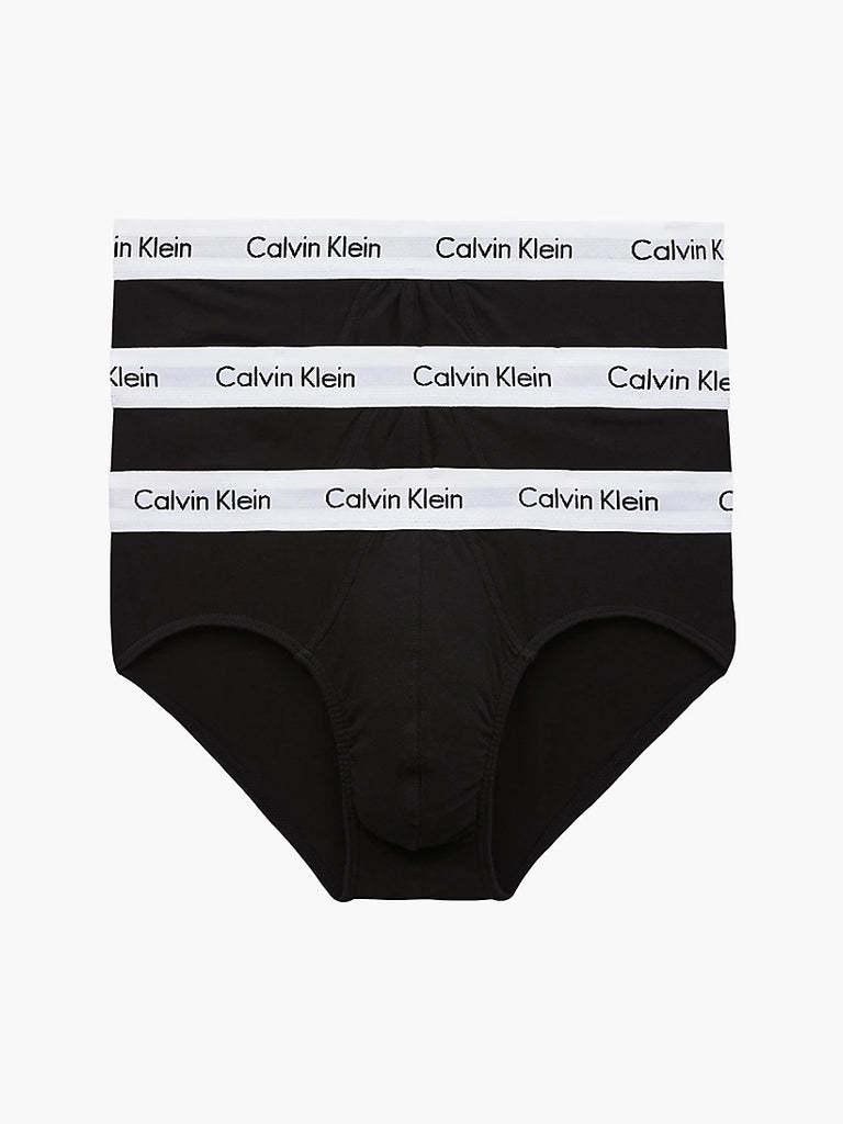 Calvin Klein 3 Pack Cotton Stretch – Hip Briefs ( WHITE ) – Trunks and  Boxers