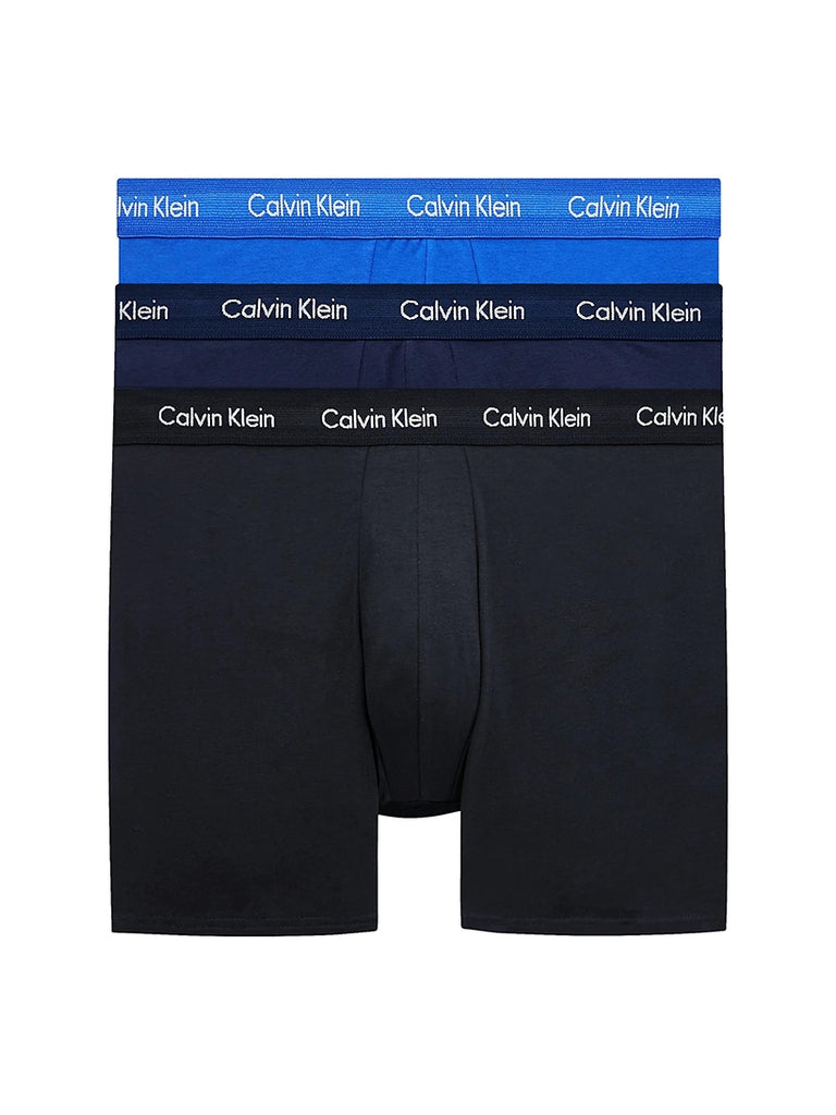 Calvin Klein 3 Pack Boxer Briefs - Cotton Stretch - Royalty / Grey Hea –  Trunks and Boxers