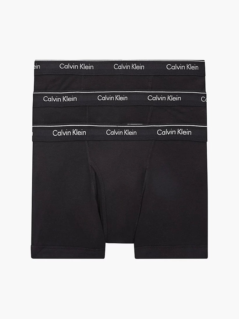CR7 Men's 2-Pack Trunks, Organic Cotton Blend (Medium) Black