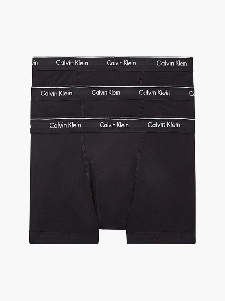 Calvin Klein 3 Pack Classic Fit Trunks - Black