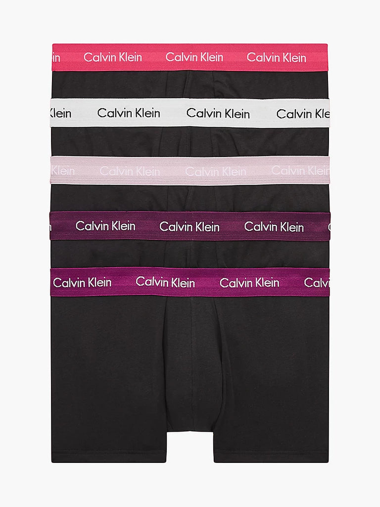 Calvin Klein 5 Pack Low Rise Trunks - Black/Multi | Trunks and Boxers