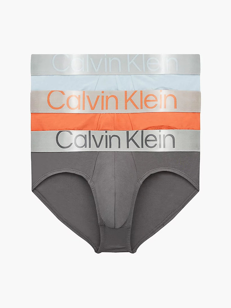 Calvin Klein 3 Pack Steel Micro Hip Briefs - B-Red Carpet/ White/ Tuff –  Trunks and Boxers
