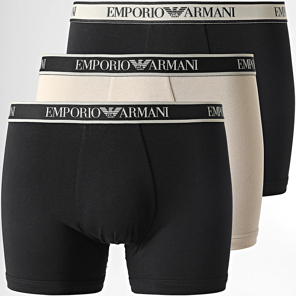 Black Branded boxers 3 - IetpShops Canada - Emporio Armani Cow