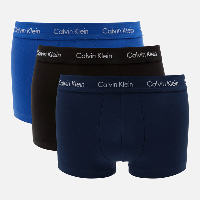 blue calvin klein trunks