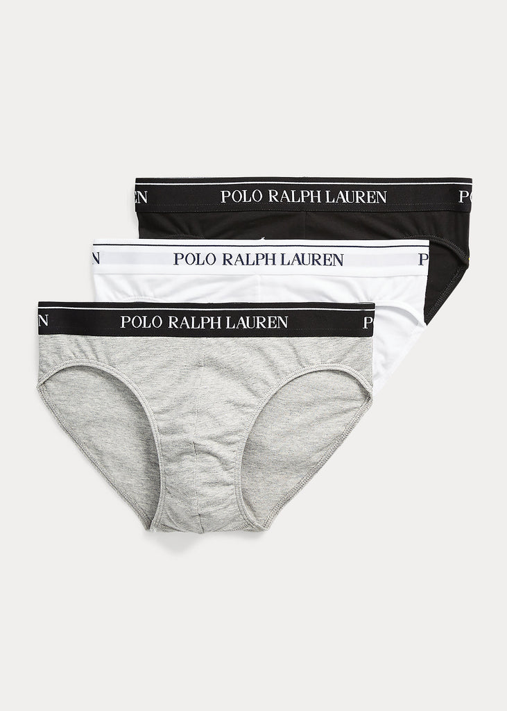 Polo Ralph Lauren Underwear 3-Pack Low Rise Stretch-Cotton Briefs - Bl –  Trunks and Boxers