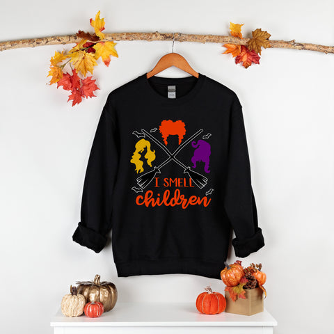 Hocus Pocus I Smell Children Sweatshirt - Amazing Faith Designs